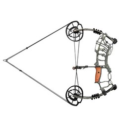 30-55LBS Die-cast Alloy Dual-purpose Compound Bow Set 19″ Axle Archery Hunting