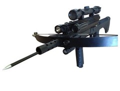 80lbs WT4 TACTICAL STEEL BALL CROSSBOW w/ Tactical Light, Laser sight