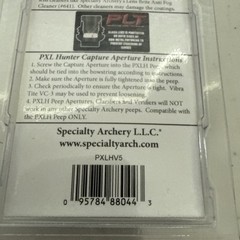 Specialty Archery #5 Verifier 1/4” Purple Peep Sight Lens Insert #753-11 NEW
