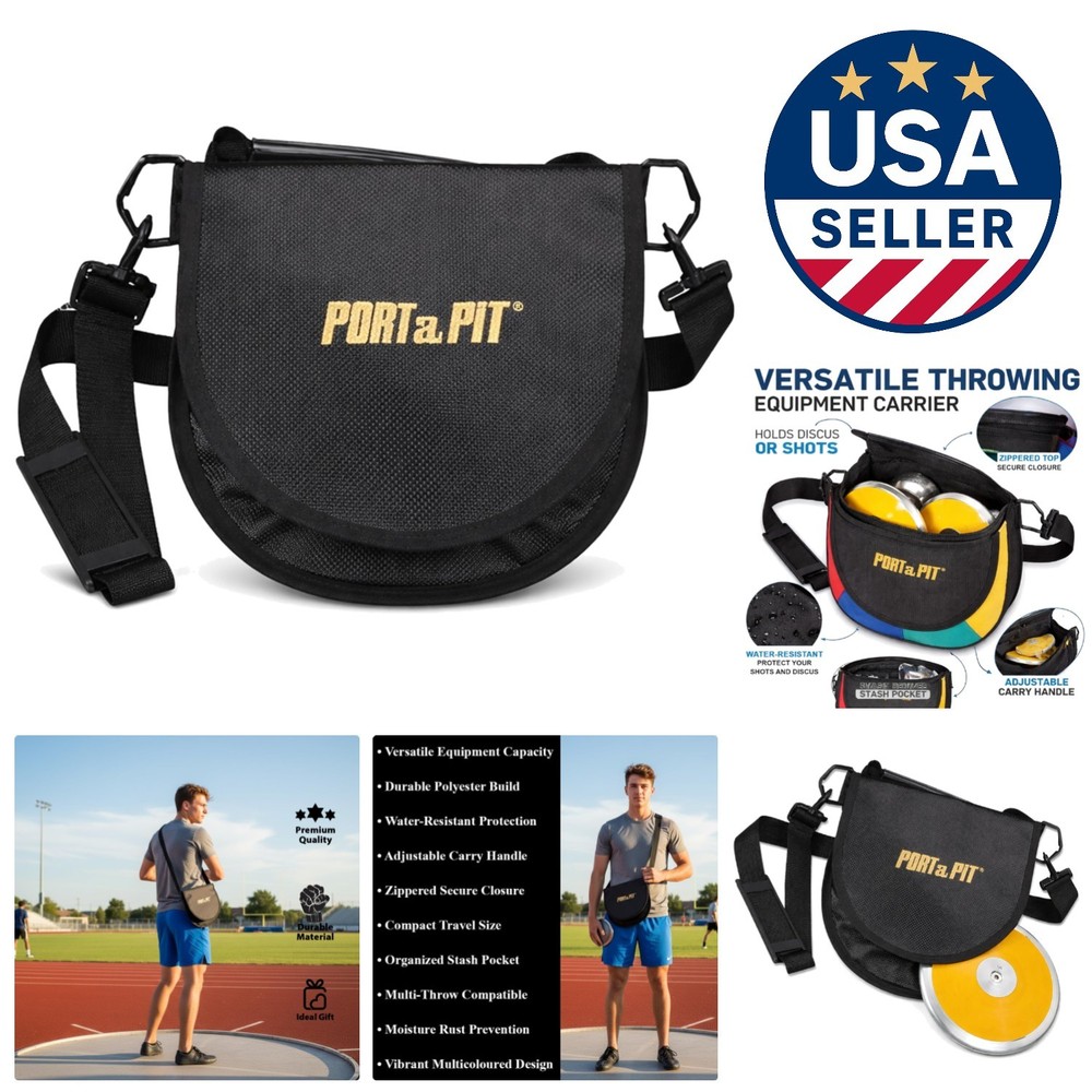 Durable Shot and Discus Carrier – Water-Resistant Sports Bag for Track & Field