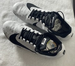 Nike Mens Size 12 Zoom Rival S 9907564-005 White Black Running Track Sneakers