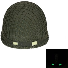 WWII US Army M1 Helmet, WW2 Gear, Helmet Metal Steel Shell Medium, green