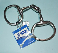 JP Bits by Korsteel 144184 French Link Oval Mouth Eggbutt 5″ Snaffle Bit NWT