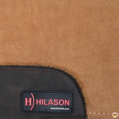C-P200 Hilason Western Wool Felt Gel Horse Saddle Pad Top Suede Leather Brown