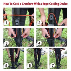 Crossbow Rope Cocking Device Barnett Crossbows Cock String Aid Cocker Ropes