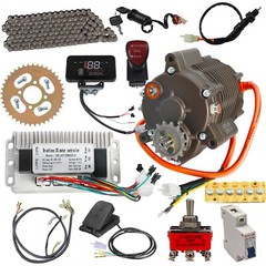High Torque 72V 1000W Brushless DC Motor Kit Go Kart Motor with Gear box Buggy