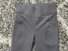 Dover Saddlery Stride Kids Infinity Knee Patch Tight Size L Gray