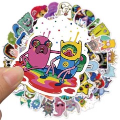 25 Piece Mix Lot 2” Psychedelic Cartoon Stickers, Water Bottle, Vinyl