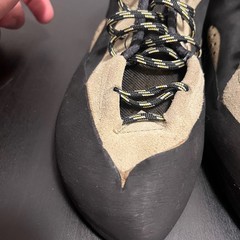 La Sportiva TC Pro Rock Climbing Shoes Mens EU 42.5 US 9.5 Tan Black Vibram