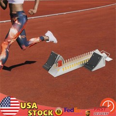 6 Angle Adjustable Starting Block, Athletics Starting Block, Track Blocks for Sp