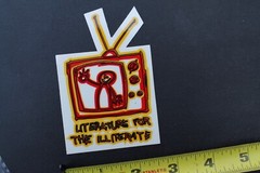 411 Video Magazine Lance Mountain Box TV Art BP3 Vintage Skateboarding STICKER
