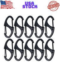 Small Carabiner Clips 1.6 Inch(41Mm) Metal Double Sided Spring Gate Snap Hooks K