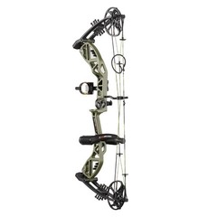 RH Compound Bow 30-70lbs Let off 75% & Carbon Arrows for Archery Hunting Shoot