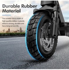 80/65-6 Scooter Tire Off-Road, 10 Inch Replacement Thickened Pneumatic Tire
