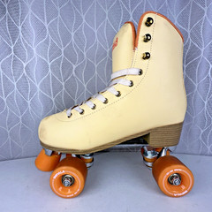 IMPALA Roller Skates Quad Women’s Size 11 Mimosa Indoor Tan Orange Derby Skates