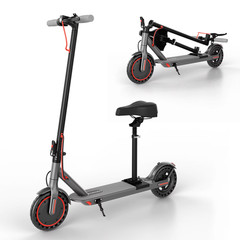 Electric Scooter with Seat, 8.5″ Folding Commuter E-Scooter for Adults, 350W Mot
