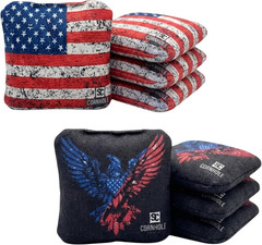 Professional Dual Sided Cornhole Bags- 16 Oz 6X6 W/Premium Resin Fill – Official