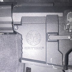 KRYTAC Trident MK2 “honey badger” colorway with suppressor