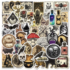50 Pack of Gothic Apothecary Stickers for Laptop/Water Bottle/Phone Case/Kindle