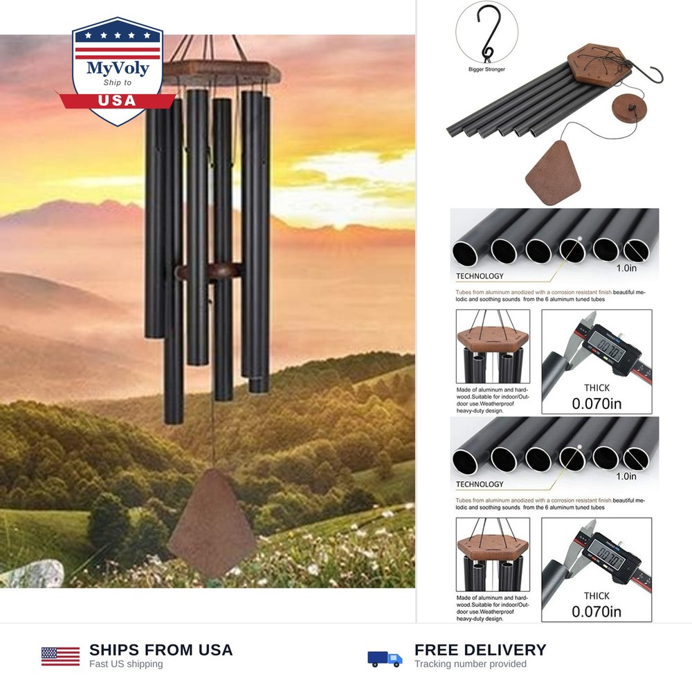 Wind Chimes Outdoor,36 Inch Memorial Wind Chimes Outdoor Large Deep Tone with…