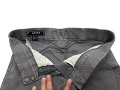 Women’s Ariat Heritage Knee Patch Equestrian Riding Breehces Size 30R Grey