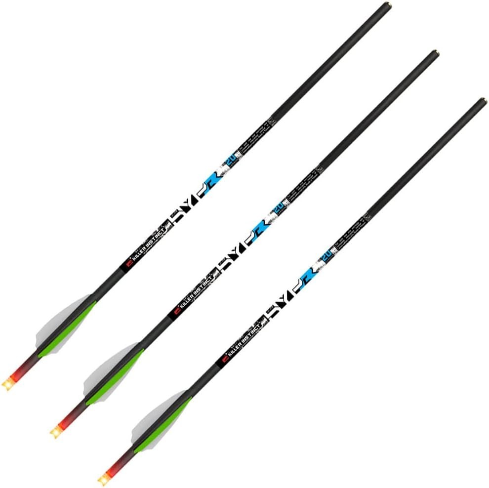 Killer Instinct Lighted HYPR LITE 20 in Crossbow Bolts 3 Pack – 2065-3