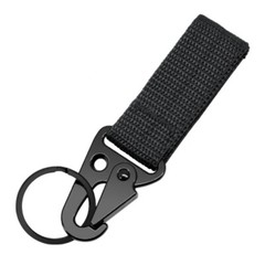 Tactic Duty Belt Keeper with Key Holder Ring Metal Key Clip Military Molle Hook