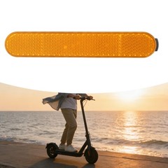 Orange 11.7x2x0.6cm ABS Cover for Xiaomi 4 Ultra Scooter with Side Reflectors