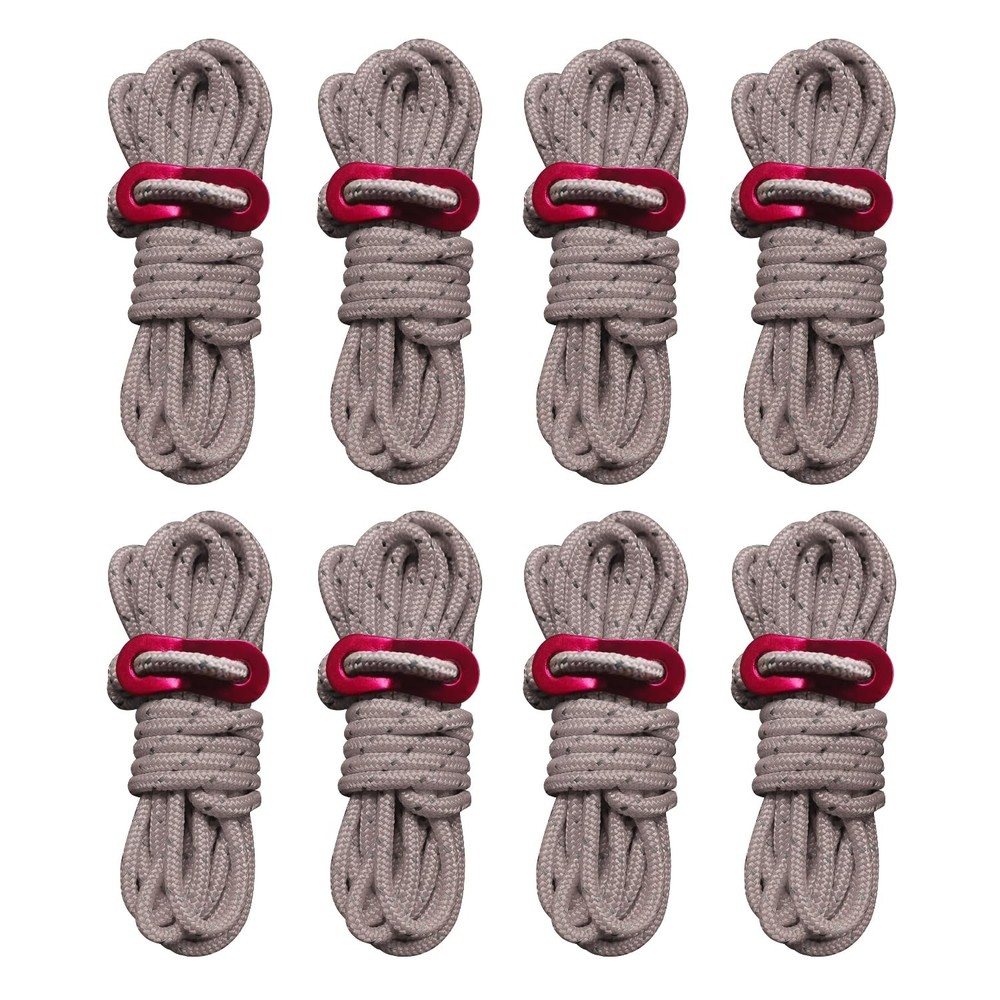 8 Pack High-Reflective Guy Lines 4mm Tent Cords High-Strength Lightweight Cam…