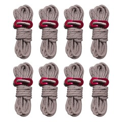 8 Pack High-Reflective Guy Lines 4mm Tent Cords High-Strength Lightweight Cam…