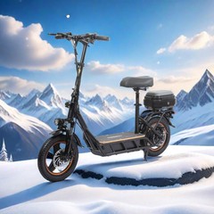 800W 15AH Adults Electric Scooter 34Miles Long Range 10» Tires Folding W/ SealG