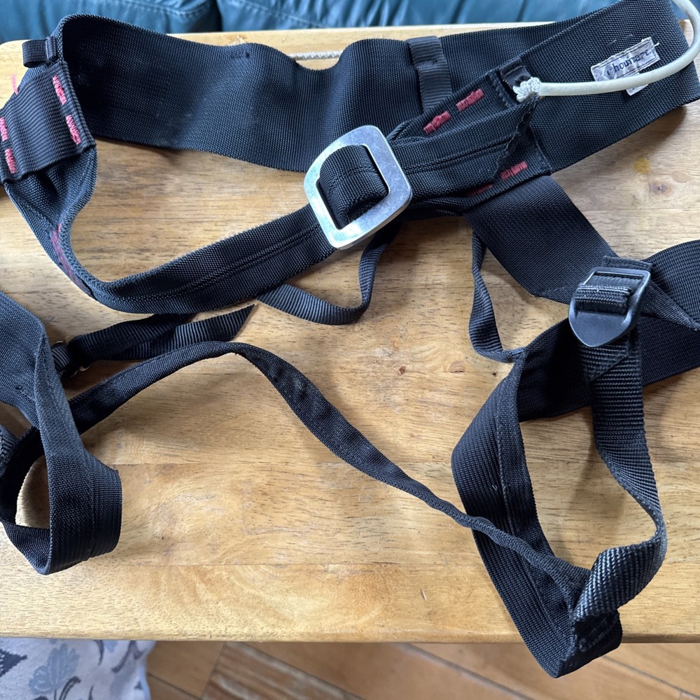 Vintage Chouinard Size Medium Climbing Equipment Harness Thigh Straps Patagonia