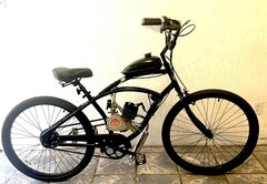 NEW 2-STROKE 100cc Upgrade COMPLETE MOTORIZED BIKE KIT AND CRUISER BICYCLE