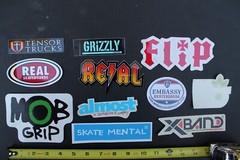 Flip Real Almost Grizzly Alien Workshop Mob Skateboarding STICKERS – Lot of 11
