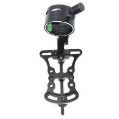 1 Pin Compound Bow Sight Archery Hunting Single Pin 0.019″ Adjustable RH
