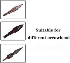 Archery Anti-Skid Arrow Broadhead O-Rings – 100 pcs 1/4 Inch Arrow Tip Rubber