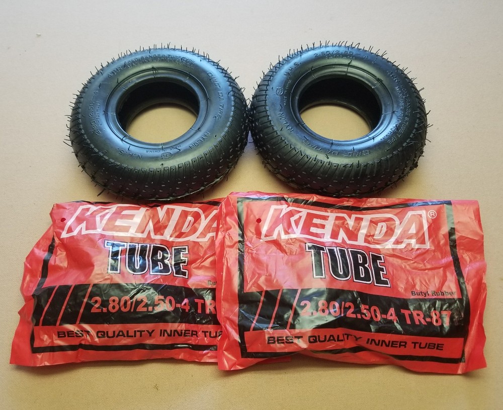 Razor E300 E325 E325s 2.80/2.50-4, 2.50-4, front and rear tire tube kit