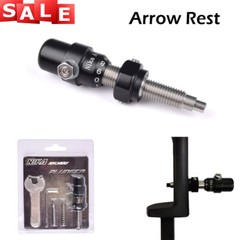 1X Archery Cushion Plunger Screw On Arrow Rest for Recurve Bow Accessories Black