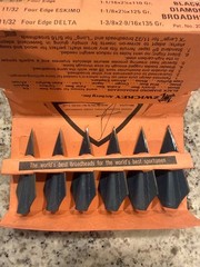 Blue Zwickey 2 blade Broadheads