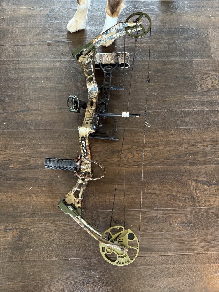 Bear Charge Compound Bow Camo Right Hand Aluminum Bow Hunting