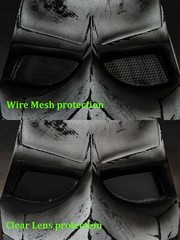 Custom Airsoft Mask Helmet Full Face BB Gun Halloween Costume Cosplay Fire A28