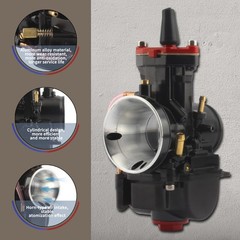 Motorcycle Flat Curtain Carburetor for Maikuni PWK 21 24 26 28 30 32 34mm