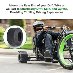 10×4.50-5 Tubeless Slick Pneumatic Tire for Drift Trike and Go-Kart Parts (Qind)