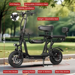 Spacewalk Electric Bike,16″ Fat Tire Ebike,Suitable for Riders Under 5’2″& Teens