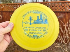 1988 (Innova Mold) (One of a Kind) Patent Disc Golf Innova Frisbee 91 Mold #6200