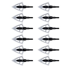 12pcs Mars Broadheads 100Grain Archery Arrowheads Hunting Sharp Razor Blades