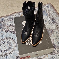 Dingo DI 582 Star Struck Women’s Western Boots Black Size 9