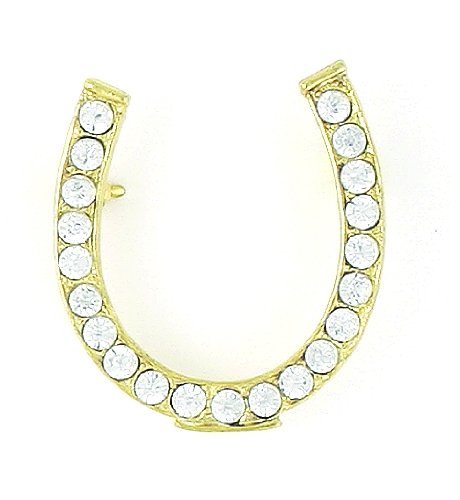 Finishing Touch Horseshoe Pin w/ Rhinestones