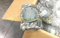 NIB US ARMY MILITARY BIJAN’S KNEE PADS ACU COMBAT TACTICAL HARD CAP Large