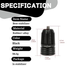 Riser Shock Bow Stabilizer Damper Silencer Absorber Archery Hunting Compound Bow